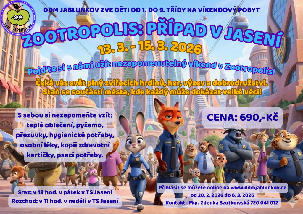Zootropolis: Případ v Jasení
