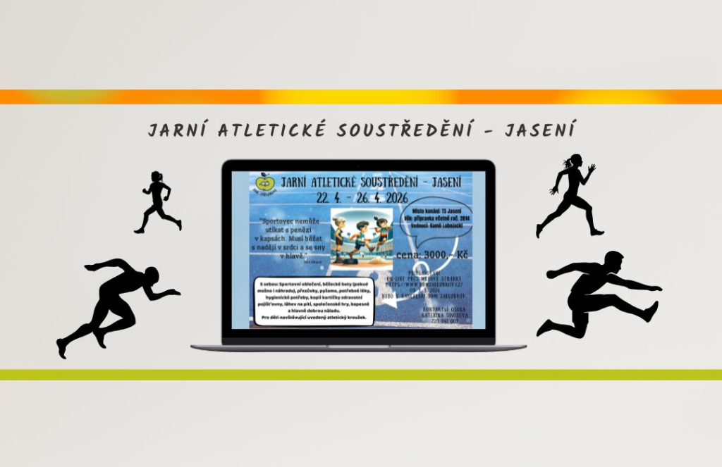 Jarní atletické soustředění - Jasení