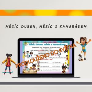 Měsíc duben, měsíc s kamarádem